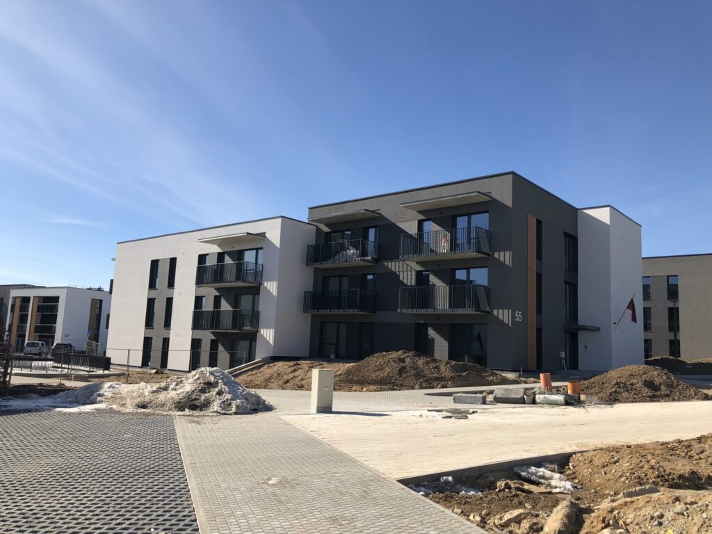 Gilužio rivjera 5 etapas (Gilužio g. 47, 55, 63) - Multi apartment - construction photos