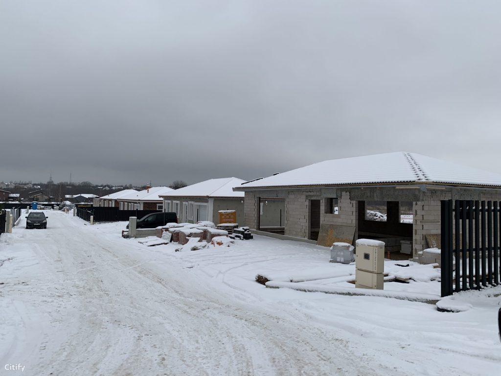 Perkūno g. namai (Perkūno g. 1, 3, 5, 7, 9, 9A, 9C, 9D, 9F, 9G, 9H, 9I) - Privātmāju kopienas - būvdarbu attēli