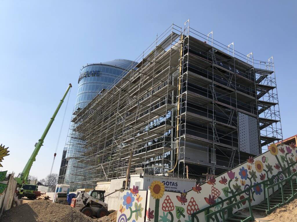 Green Hall 3 (Upės g. 9) - Office center - construction photos