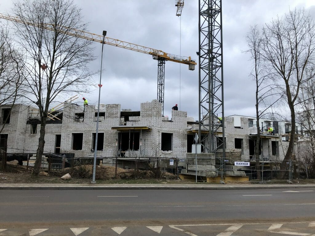 Paparčių namai 2 etapas (Utenos g. 41A) - Daugiabutis - statybų nuotraukos