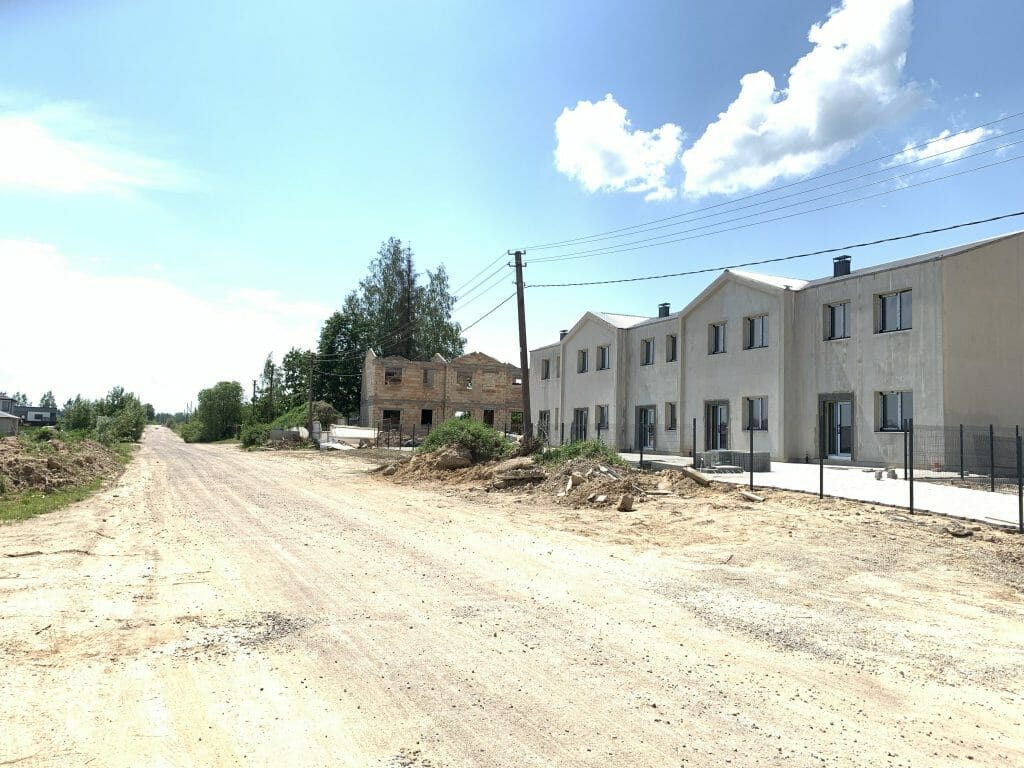 Pavilnio namai (P. P. Būčio g. 1, 2, 4, 5, 6, 7, 8, 9, 10, 11, 12, 13, 14, 16) - Row housing - construction photos