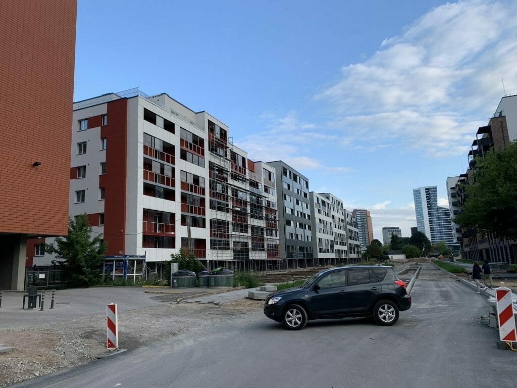 K17 (Kernavės g. 15, 17) - Multi apartment - construction photos