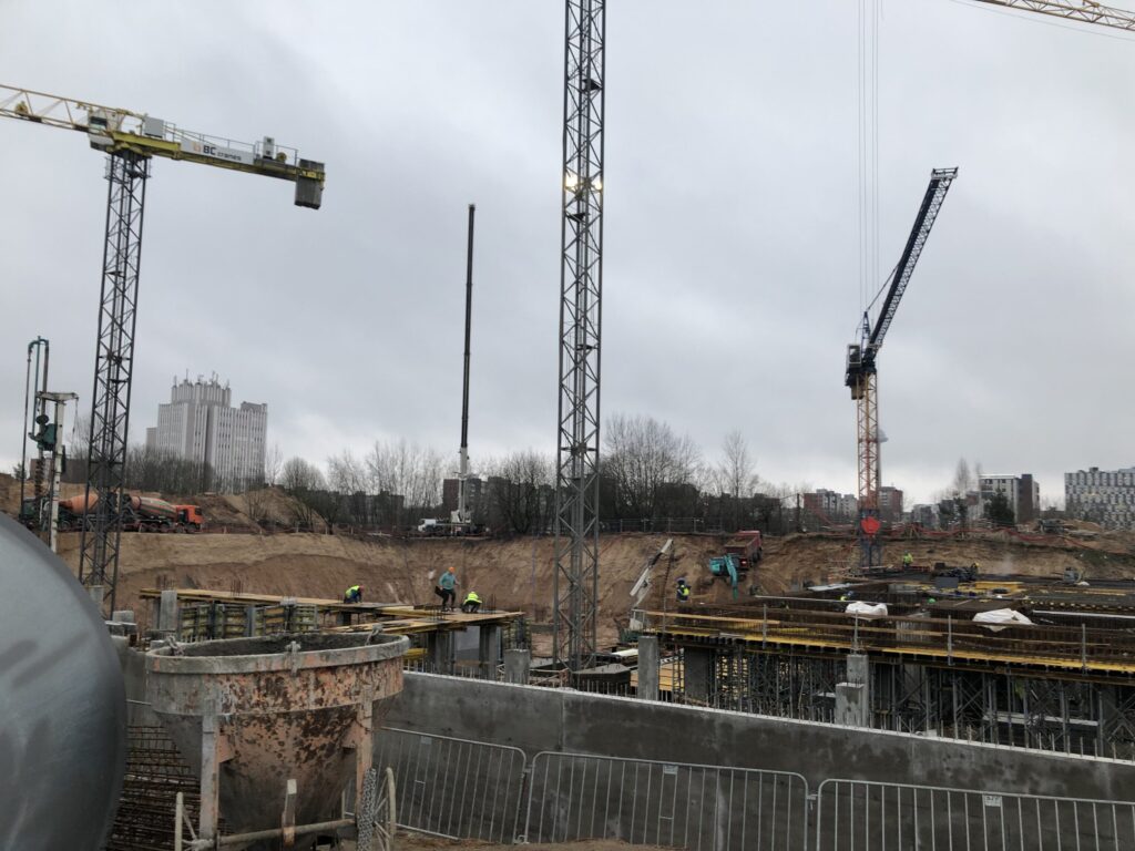 Skylum 1 etapas (Viršilų g. 6) - Daugiabutis - statybų nuotraukos