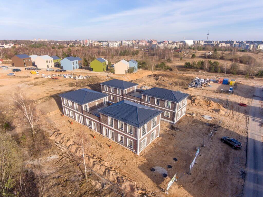 Sofa House 1 etapas (Pakarvių g. 6, 8) - Rindu mājas - būvdarbu attēli