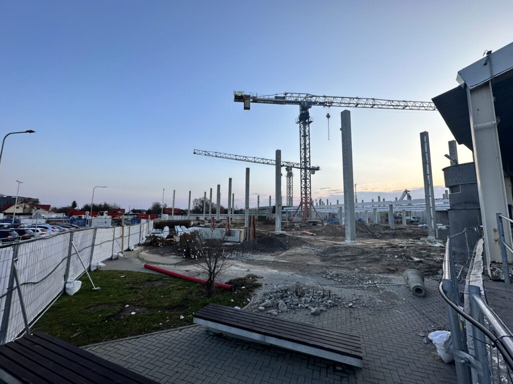 VNO išvykimo terminalas (Rodūnios kel. 2) - Lidosta - būvdarbu attēli