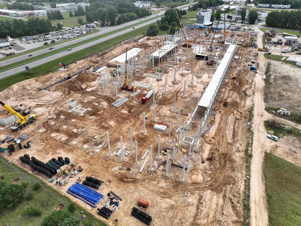 Urban Hub Vilnius (Ožiarūčių g. 3, Avižienių k.) - Stock office / Flex space - construction photos