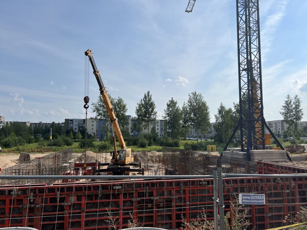 Martyno namai 3 etapas (B korpusas) (M. Mažvydo g. 28) - Multi apartment - construction photos