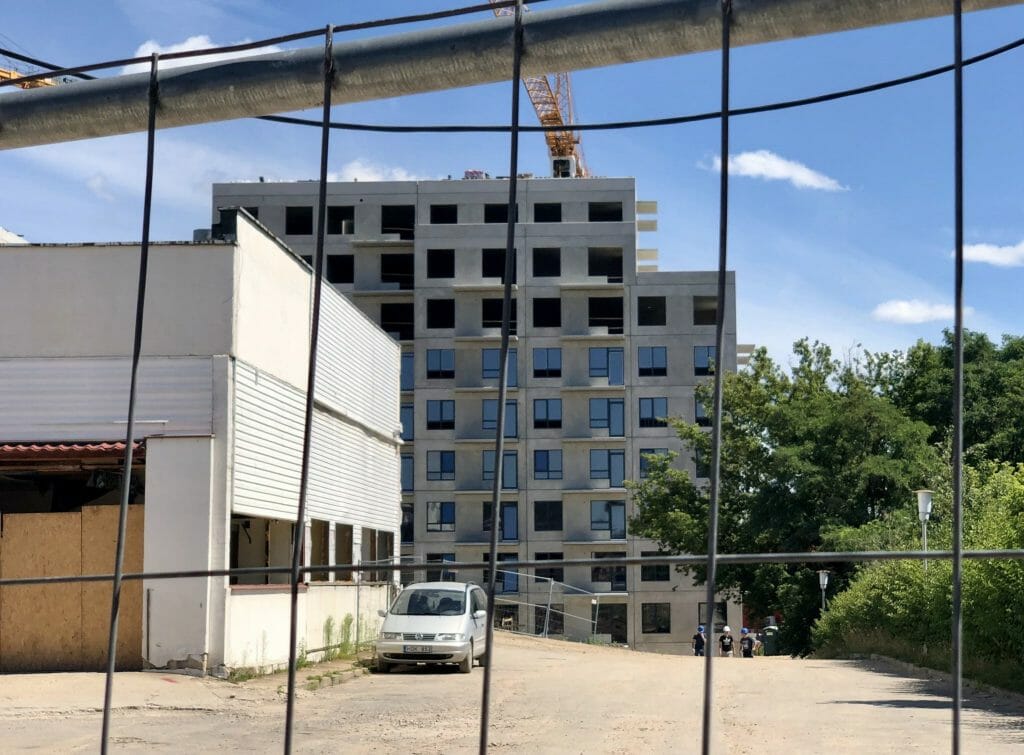 Verkių sodas 1 etapas (Verkių g. 39) - Multi apartment - construction photos