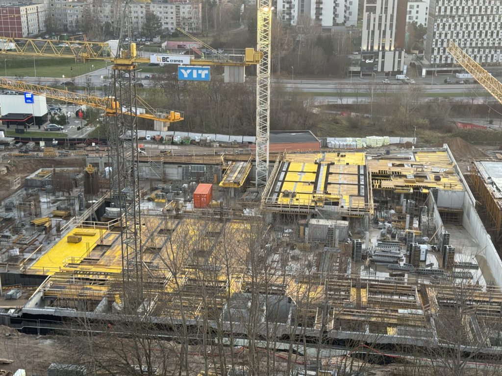 Virš šilų rytai A korpusas (Vito Lingio g. 8) - Multi apartment - construction photos