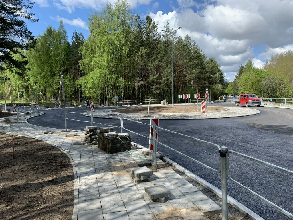 Viršupio ir Šilo g. žiedas (Viršupio g.) - Road - construction photos