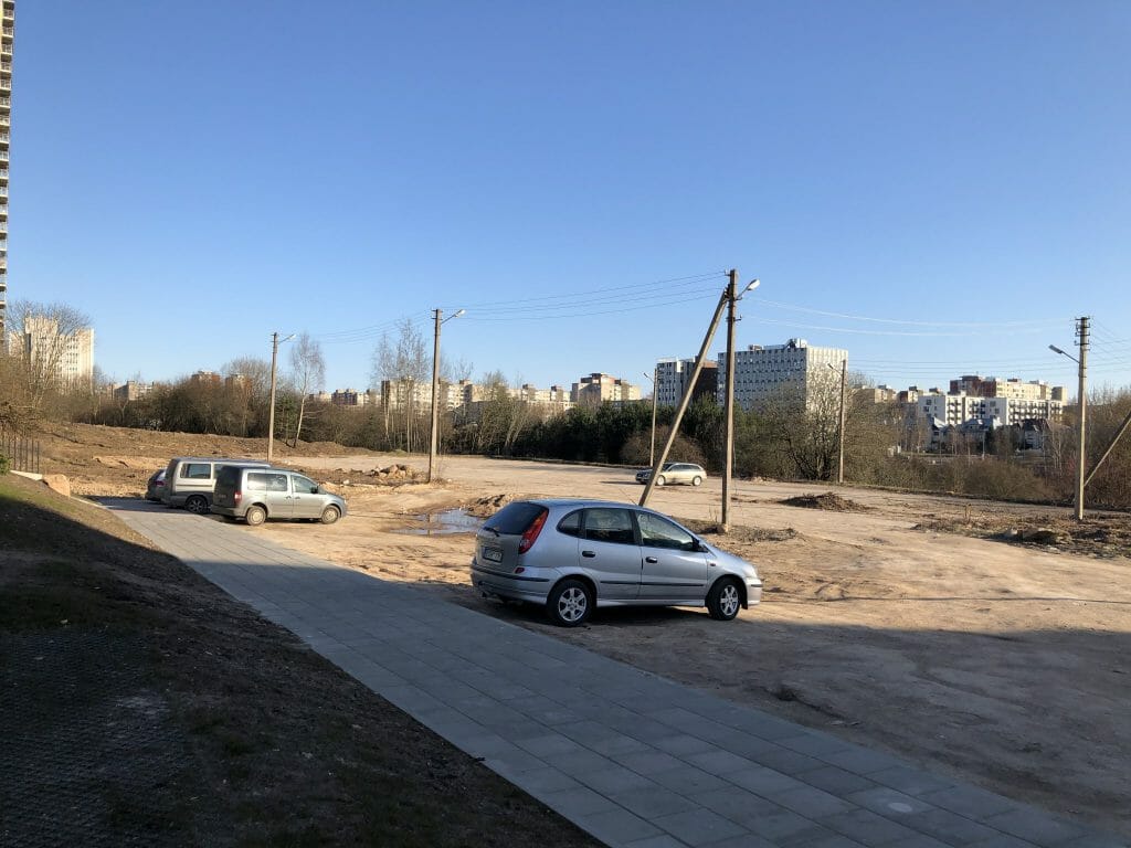 Sky Office (Spaudos g. 7) - Office center - construction photos