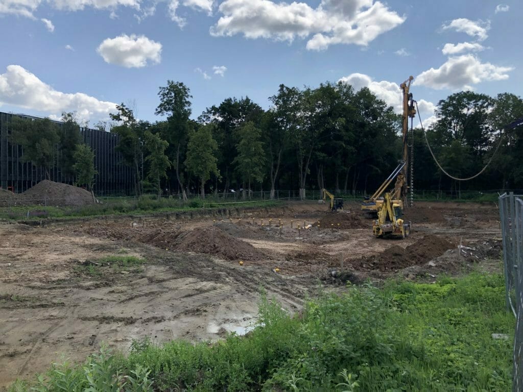 Europos sodas 1 etapas (Europos pr. 4) - Multi apartment - construction photos