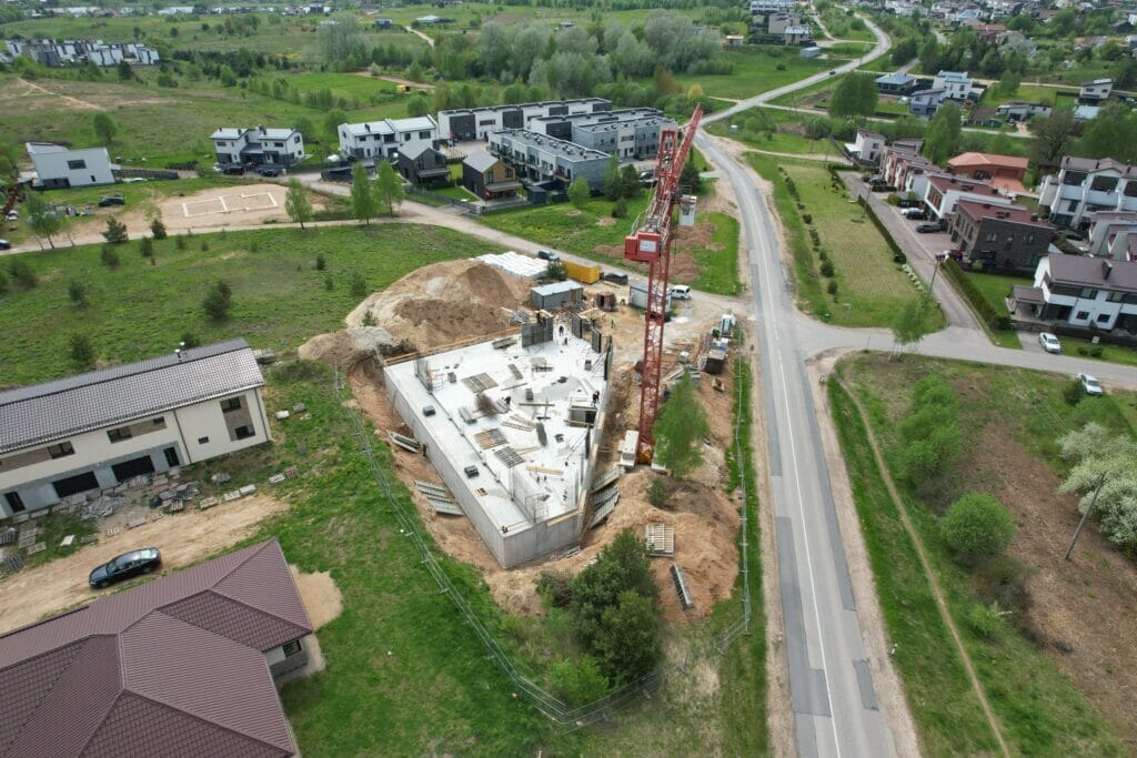 Tarandės panoramos (Užubalių g. 16) - Multi apartment - construction photos