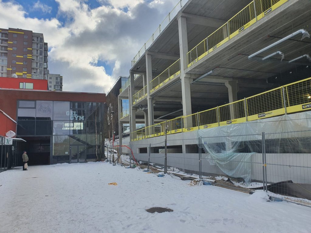 PC PIKAS (Ukmergės g. 221) - Shopping center - construction photos