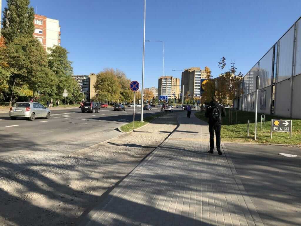 Žalgirio g. dviračių takas (Žalgirio g.) - Bike path - construction photos