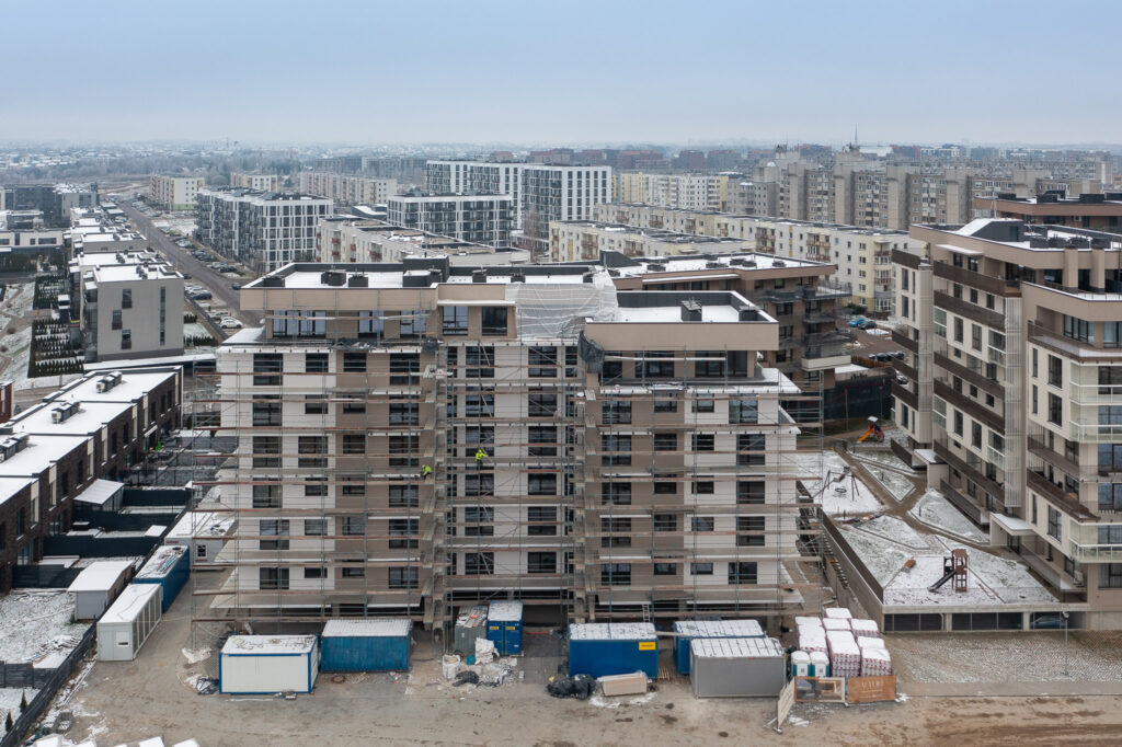 Altum 2 etapas (Karaliaučiaus g. 1) - Daudzdzīvokļu nams - būvdarbu attēli