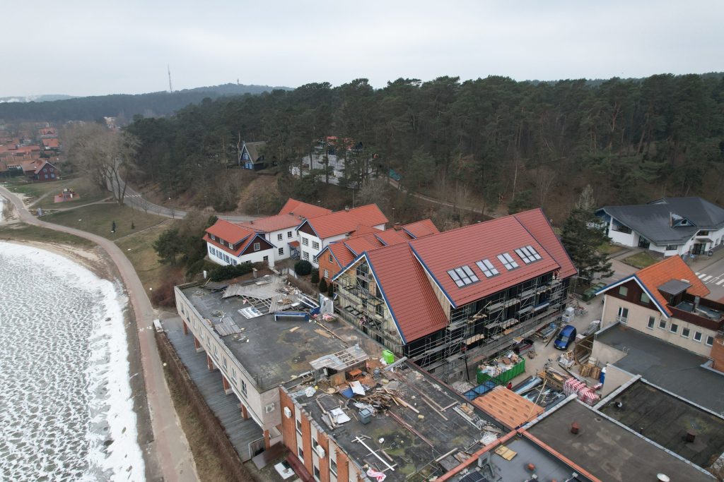 CITUS Nidos Bangos | Senojo viešbučio korpusas (Skruzdynės g. 2) - Multi apartment, Resort - construction photos