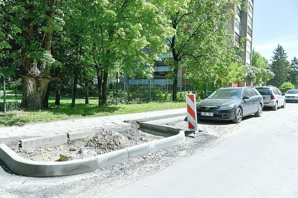 Ramaus eismo gatvė Šaltkalvių g (Šaltkalvių g.) - Street - construction photos