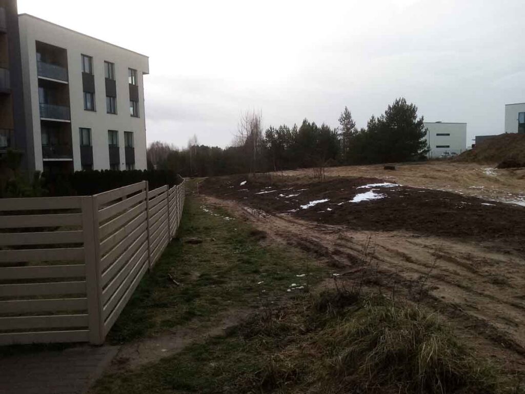 Gilužio g. (Gilužio g.) - Dviračių takas, Gatvė - statybų nuotraukos