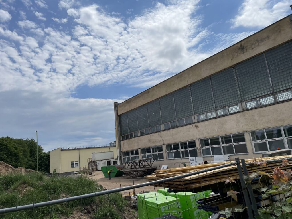 Žirmūnų gimnazijos baseino rekonstrukcija (Žirmūnų g. 37) - Pool - construction photos