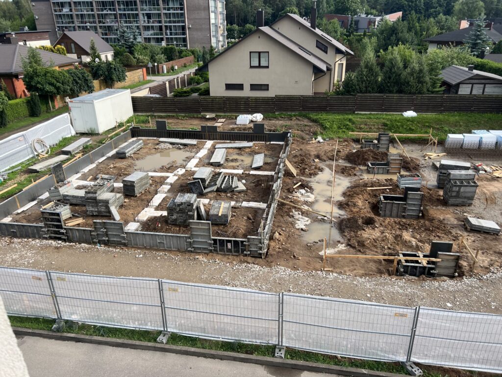 SLĖNIO DUETAS (Antagynės g. 27) - Multi apartment - construction photos