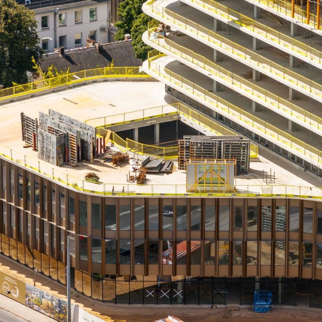 HERO (Lvivo g. 21) - Office center - construction photos