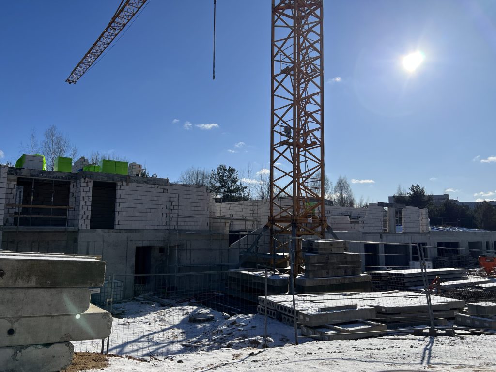 Vyšnios 3 etapas (Karaliaučiaus g. 33, 42) - Multi apartment - construction photos
