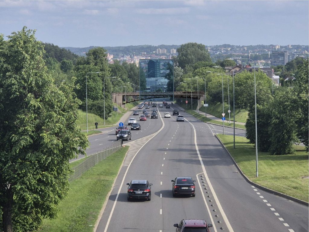 Pėsčiųjų ir dviračių viadukas Siesikų g. (Siesikų g.) - Velosipēdu ceļš, Tilts - vizualizācija
