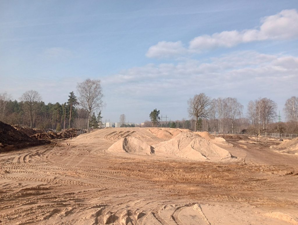 Dienvidu tilta IV kārta I posms (Jāņa Čakstes gatve) - Bike path, Pedestrian path, Road - construction photos