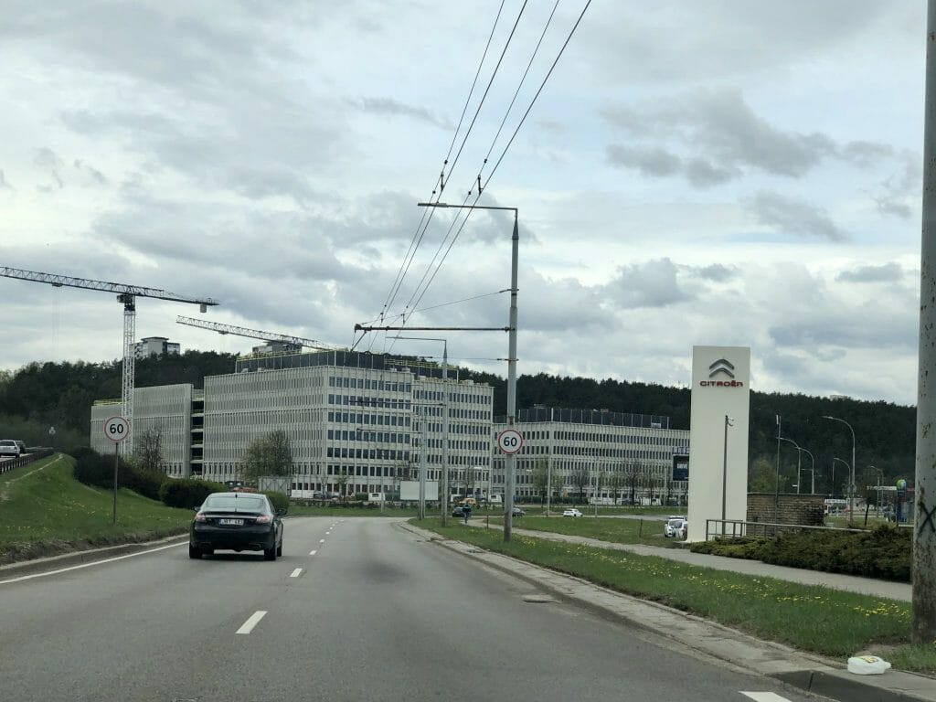 Business Garden Vilnius 1 etapas (Laisvės pr. 10) - Office center - construction photos