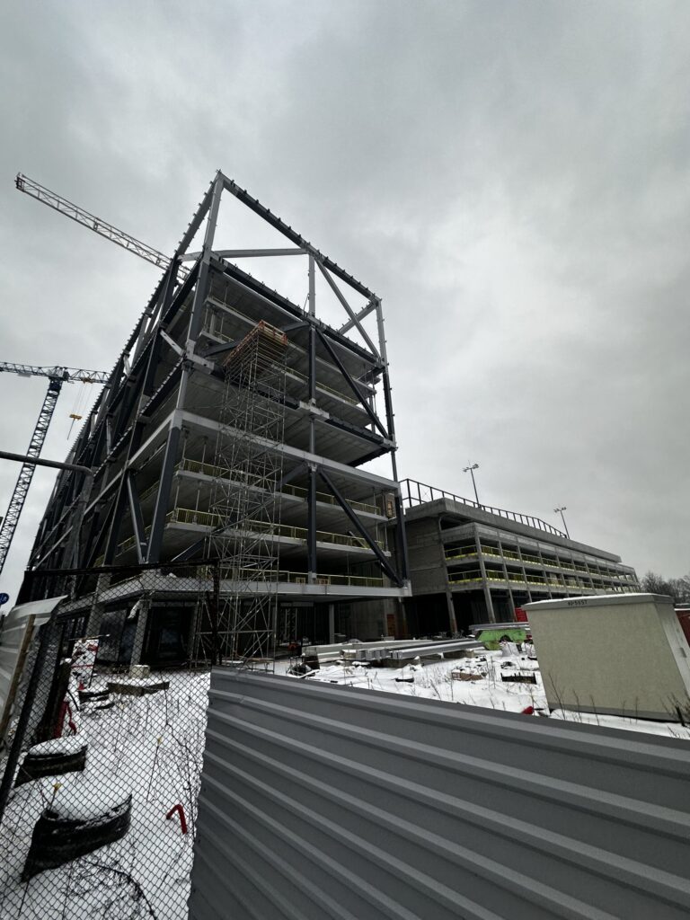 Preses Nama Kvartāls - 1. kārta (Balasta dambis 2) - Biroju centrs - būvdarbu attēli