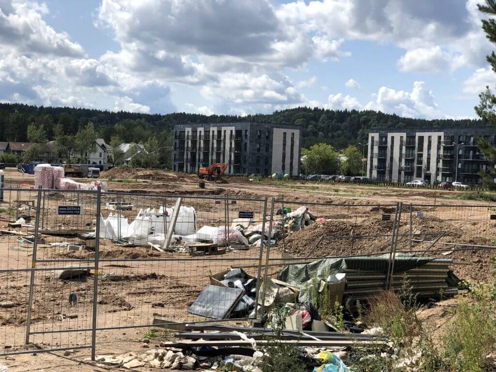 Lazdynėlių vingis 1-2 etapai (Lazdynėlių g. 38, 38A) - Multi apartment - construction photos