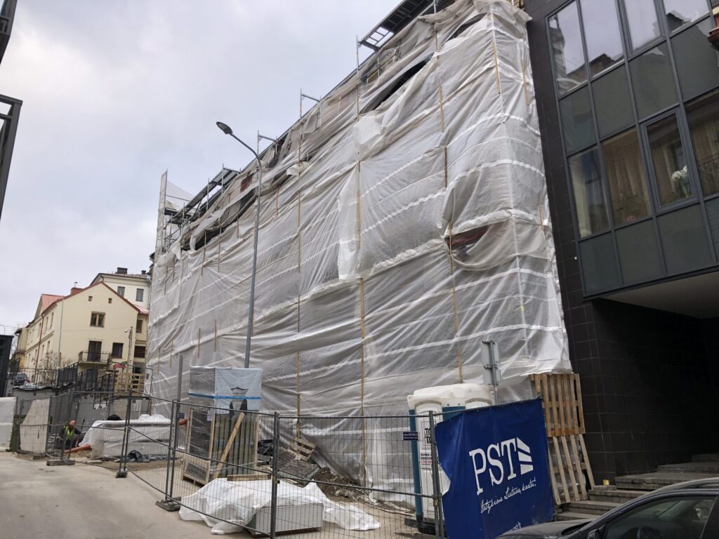 Lietuvos draudimo administracinis B10 (J. Basanavičiaus g. 10) - Multi apartment, Office center - construction photos