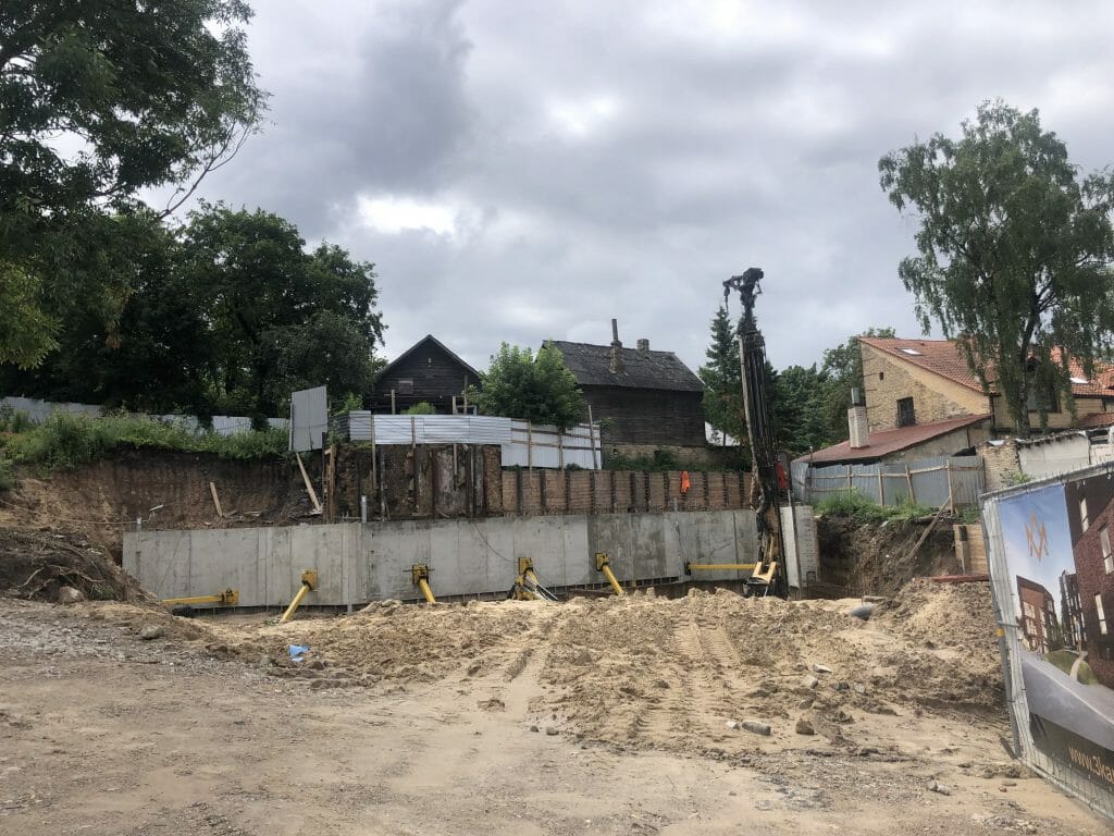 Trys karaliai (Polocko g. 25, 31) - Multi apartment - construction photos