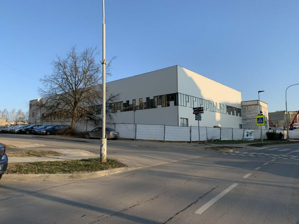 Žemynos progimnazijos sporto salė (Žemynos g. 14) - Sports arena - construction photos