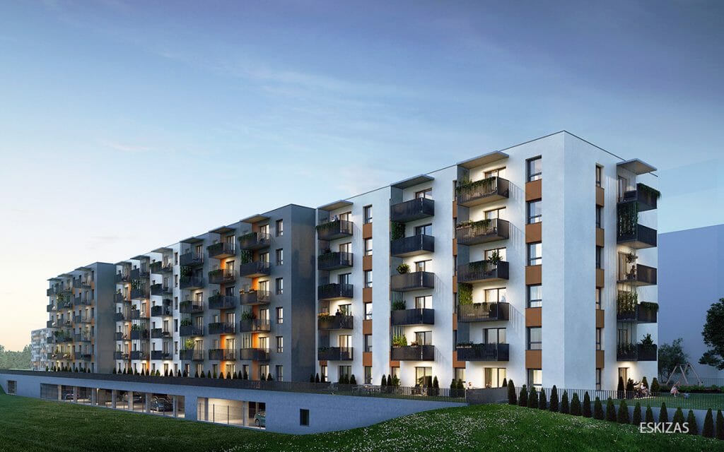 Vakarų Lėnas (Girulių g. 22) - Korterelamu - visuaalne