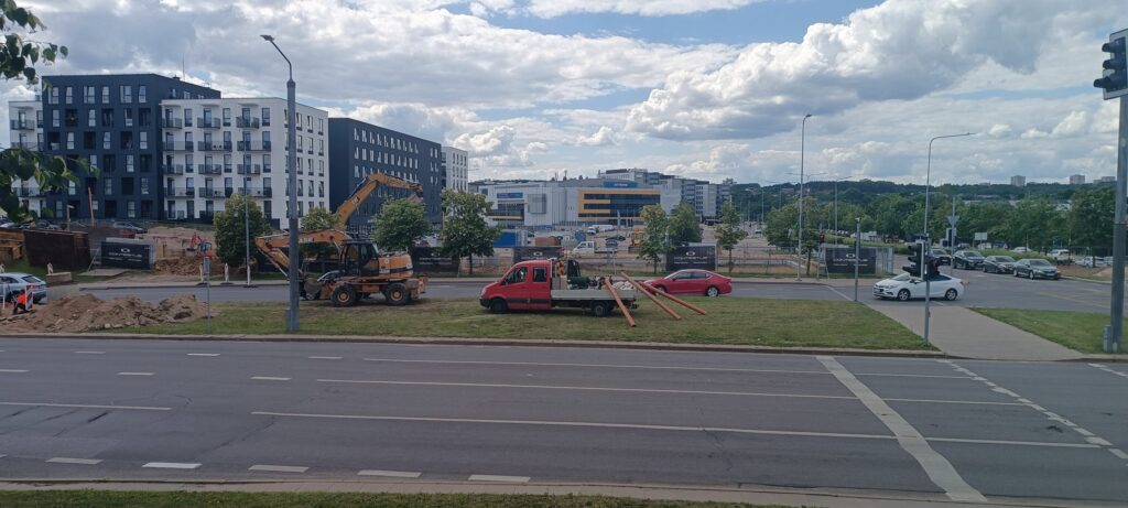 Ozo pulsas (Vito Gerulaičio g. 4) - Co-living, Viesnīca, Daudzdzīvokļu nams - būvdarbu attēli