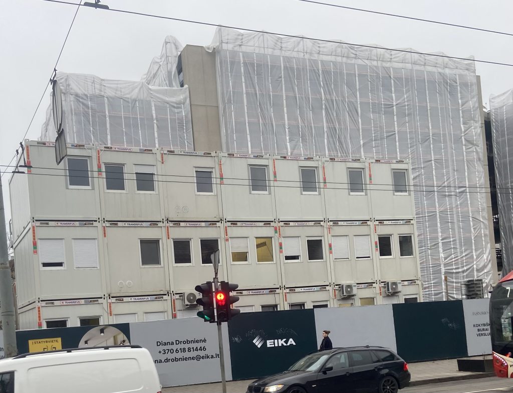 Jasinskio 2 (J. Jasinskio g. 2) - Office center - construction photos