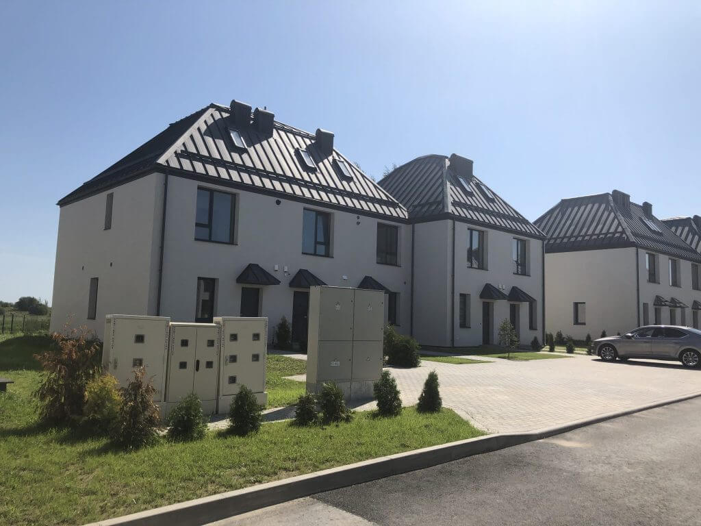 Rytinė žvaigždė (Valonų g. 13) - Row housing - construction photos