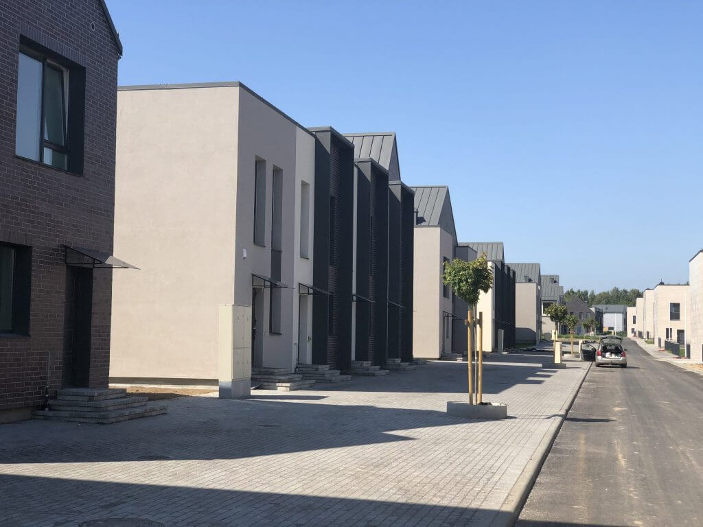 Kalnėnų panorama (Kašubų g.) - Row housing - construction photos