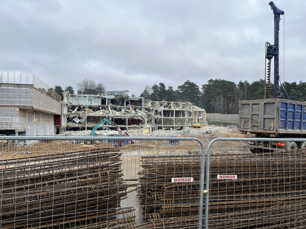 PC Mada rekonstrukcija (Viršuliškių g. 40, 42) - Shopping center - construction photos