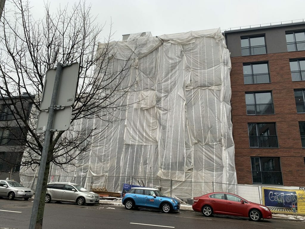 Baltas Lapas Mindaugo 2 etapas (Aguonų g. 17) - Multi apartment - construction photos