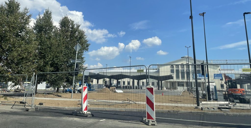 VNO aikštelių ir privažiavimo rekonstrukcija (Rodūnios kel. 2) - Parking facility - construction photos