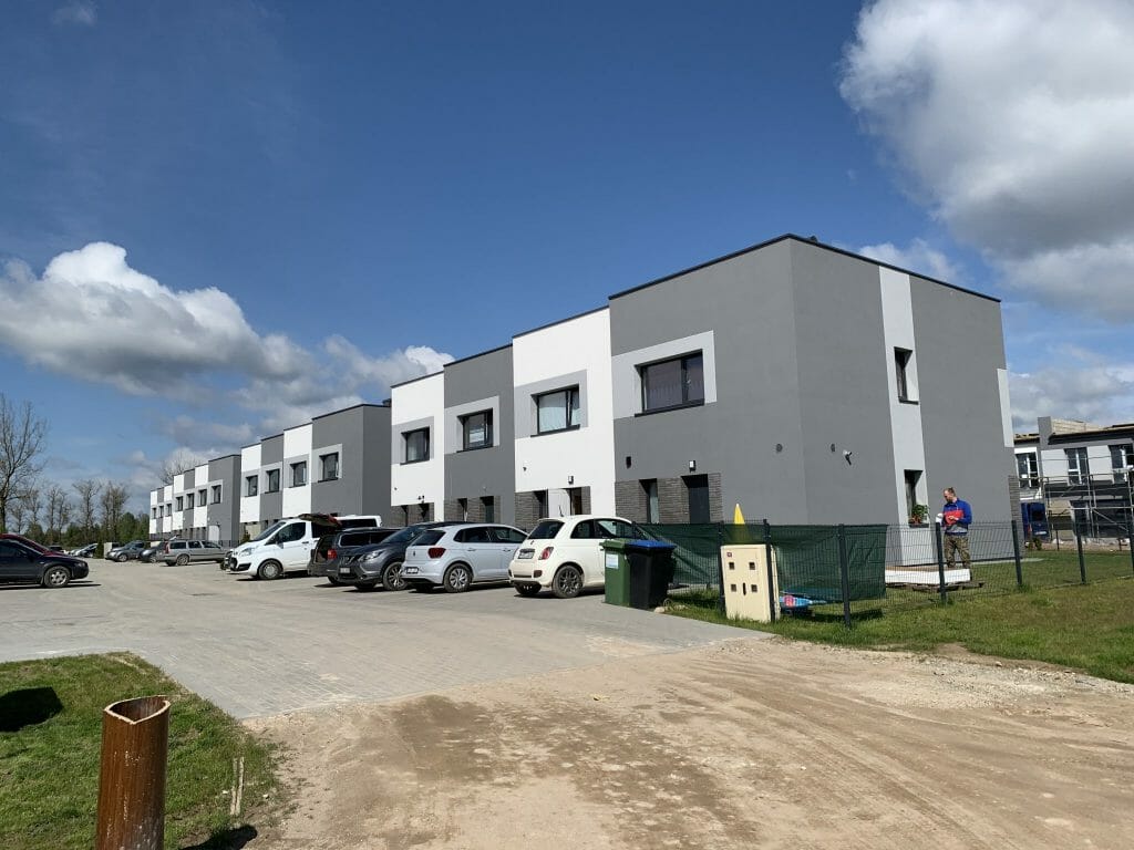 Žiburiai (Vorupės g. 65, 69) - Rindu mājas - būvdarbu attēli