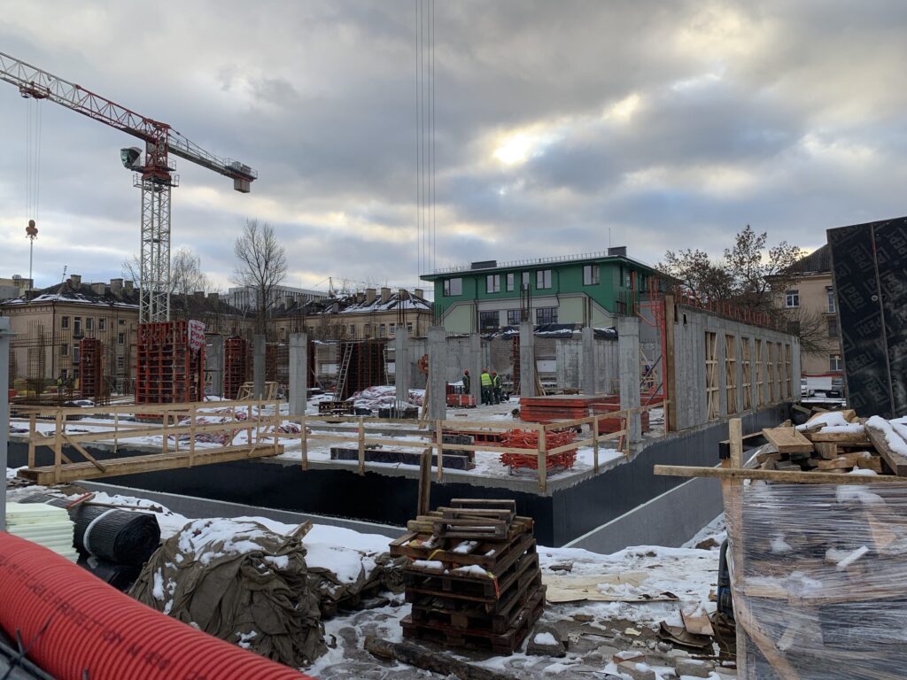 Liv in Vilnius Newtown (Vytenio g. 46B) - Co-living - construction photos