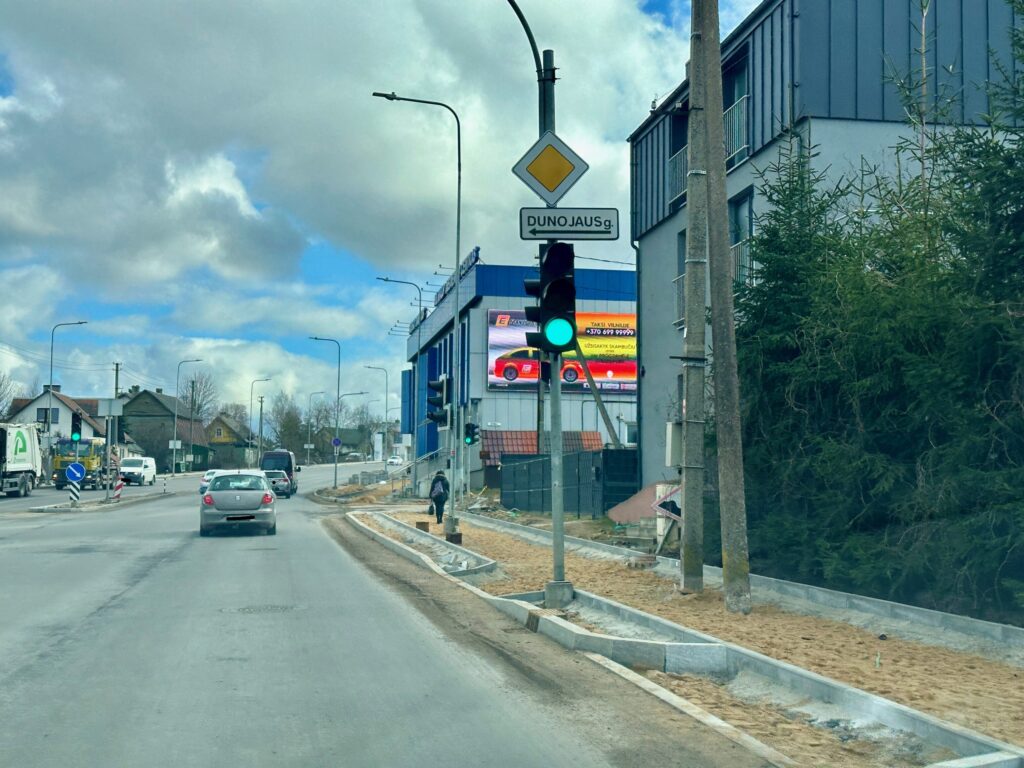 Dviračių takas Liepkalnio g. (Liepkalnio g.) - Bike path - construction photos