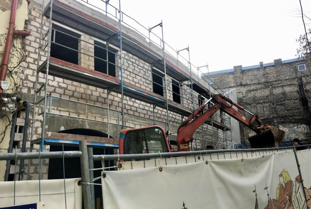 Grotthus viešbutis (Ligoninės g. 7) - Hotel - construction photos