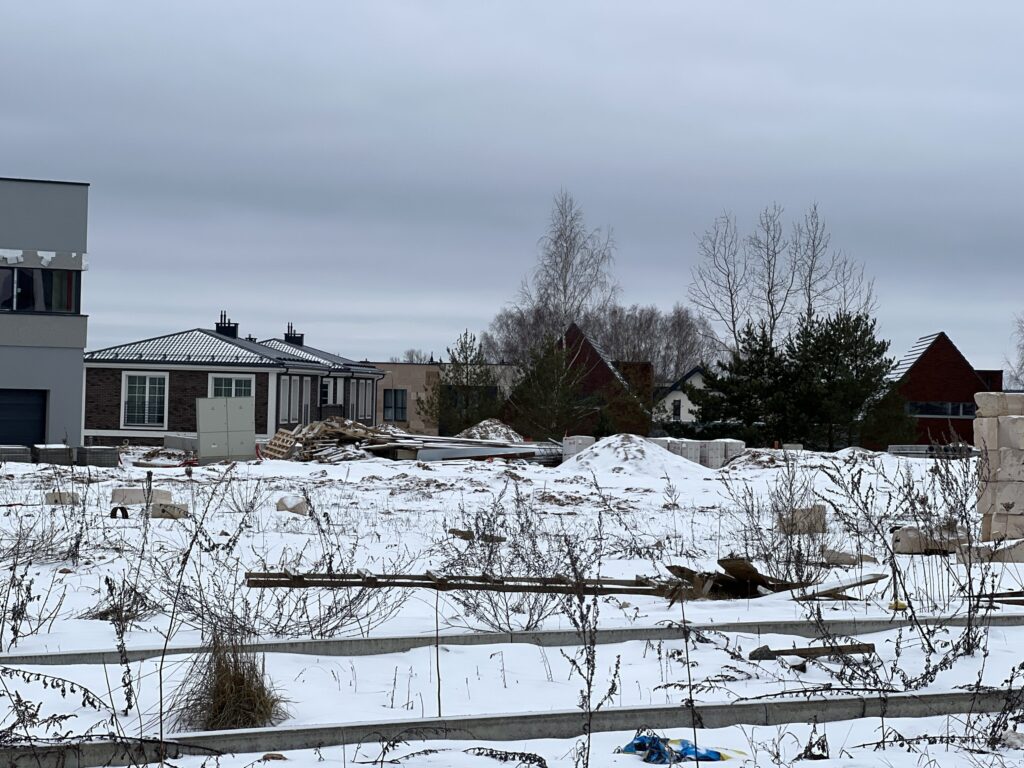 J. Bretkūno g. 34, 36, 38, 40, 42 (J. Bretkūno g. 34, 36, 38, 40, 42) - Row housing - construction photos