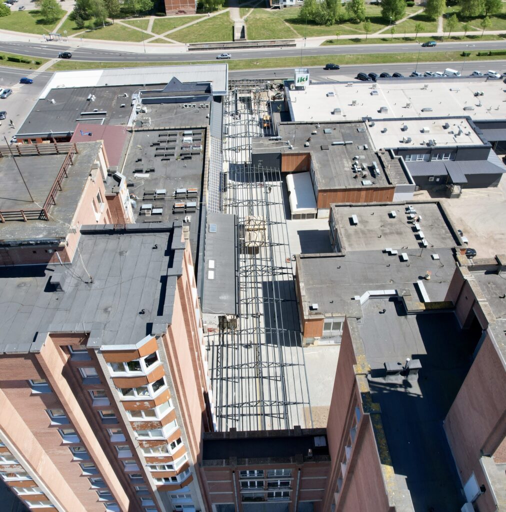 Vingio pasažas (I. Simonaitytės g.) - Kõnnitee - ehituse fotod