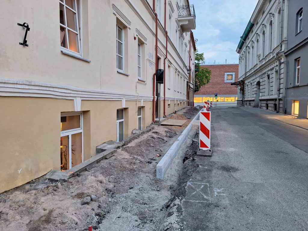 Tilto g., Ž. Liauksmino g. remontas 2 etapas (Tilto g., Ž. Liauksmino g.) - Street - construction photos